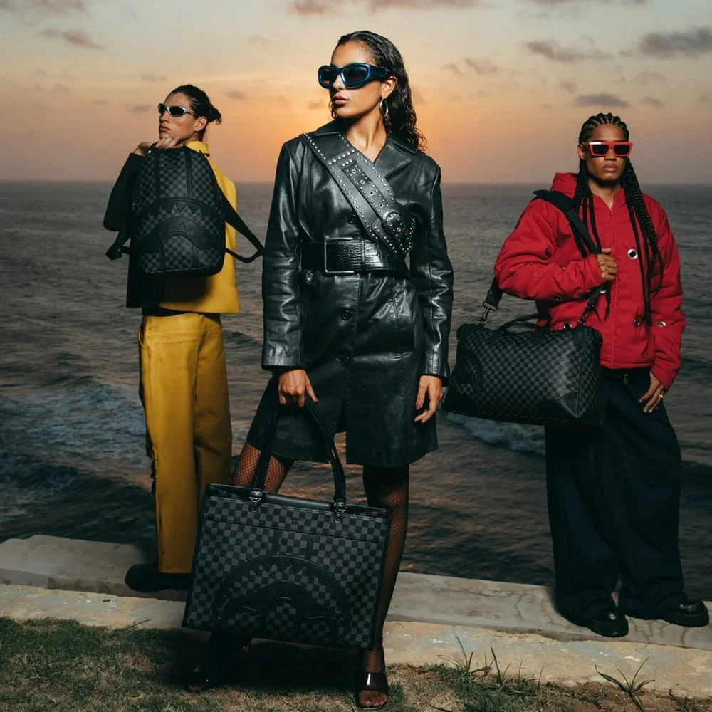 Sprayground Midnight Chateau Pyramid Duffle